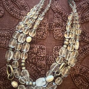 Gorgeous Silpada Retired #N1789 White Hot Multi Strand Necklace